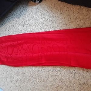 Red scarf